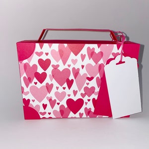 Geschenkverpackung in Kofferoptik, Reisekoffer aus Karton für ein Geldgeschenk zum Urlaub oder für einen Reisegutschein (18x13,5x3,3 cm)