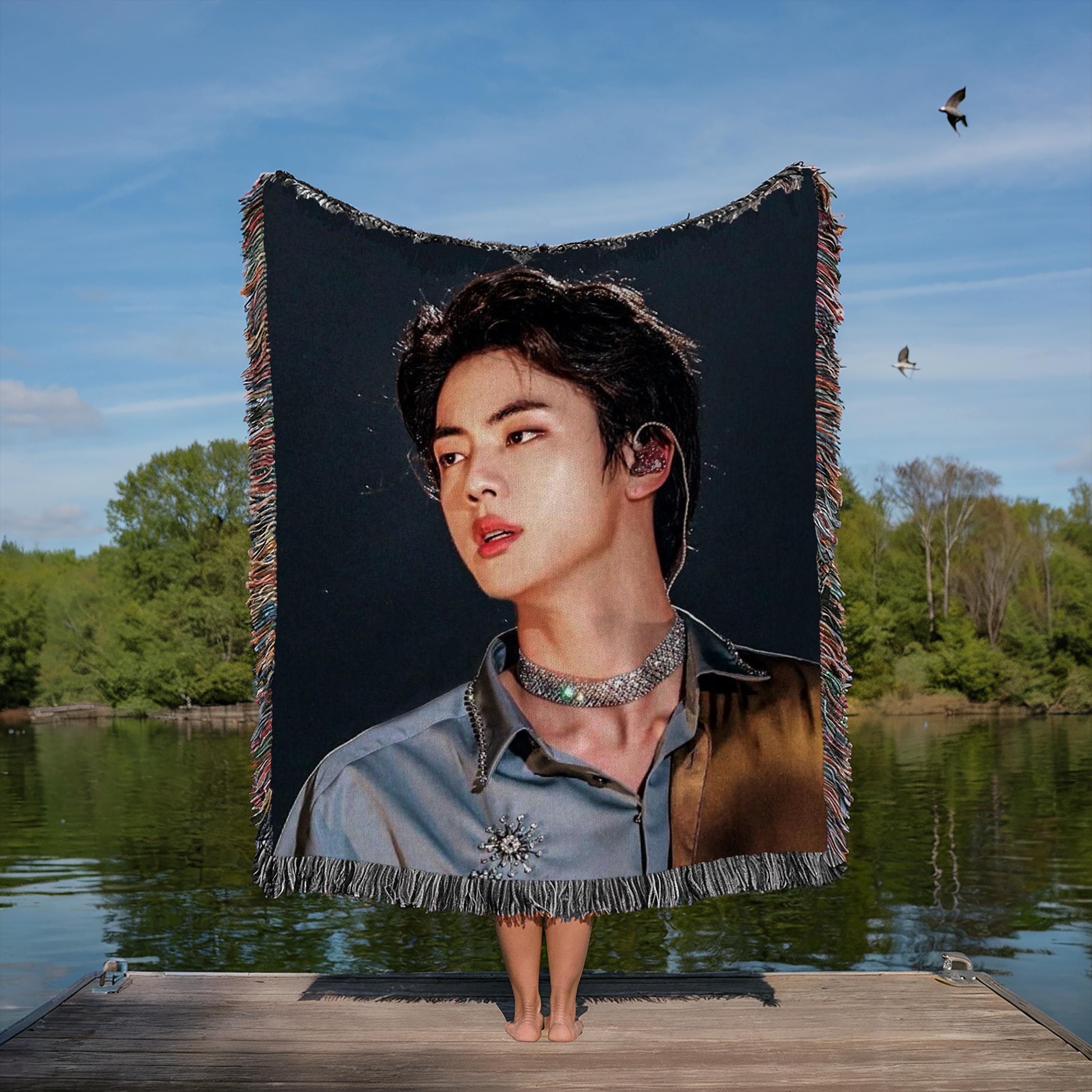 bts ジン ブランケット 防弾少年団（BTS/バンタンソニョンダン）JIN ジン ブランケット