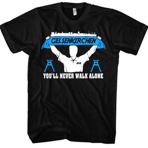 Gelsenkirchen Support T-Shirt | Skyline Football Ruhrpott Fan Merchandise