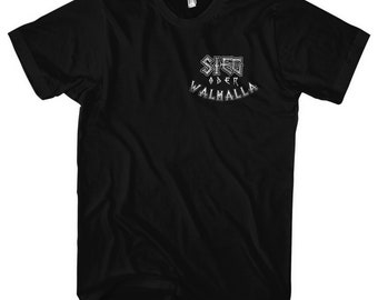 Victory or Walhalla Odin T-Shirt M2 | Viking Nordic Mythology Odin Thor Ragnar Viking Gift
