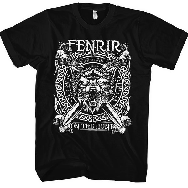 Sons of Ragnar Fenrir T-Shirt | Wikinger Walhalla Nordische Mythologie Odin Thor Viking Geschenk