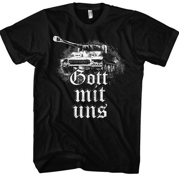 Legend Tiger Men's T-Shirt M4 | Panzer Tank King Tiger Landser Tiger Panzer WW2 Legend of Steel