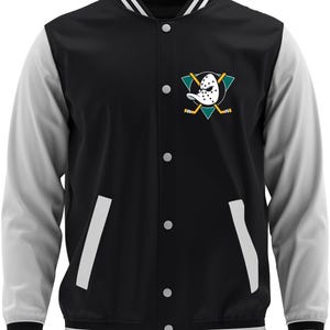 Mighty Ducks College Jacket | Retro Ice Hockey 90s image 1