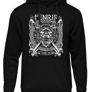 Sons of Ragnar Fenrir Hoodie | Viking Norse Mythology Odin Thor Viking Gift