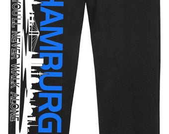 Hamburg Skyline Jogging Pants | Fan Merchandise Sports Pants
