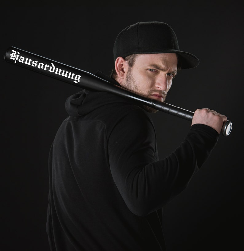 Baseball Bat Aluminum House Rules Baseball Hooligan Ultras Etsy