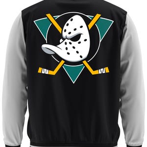 Mighty Ducks College Jacket | Retro Ice Hockey 90s image 2