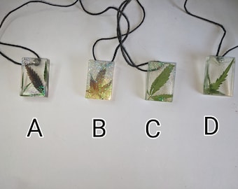 Ganja Faerie Necklace (Rectangles)