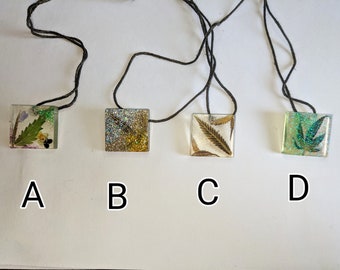 Ganja Faerie Necklace (Squares)