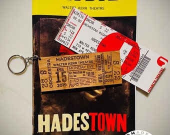 Custom Broadway Stub Keychain