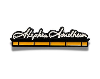 Stephen Sondheim Marquee Enamel Pin