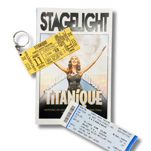 Custom Broadway Stub Keychain