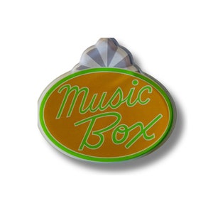 Music Box Marquee Acrylic Magnet