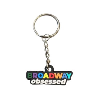 Broadway Obsessed Keychain