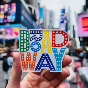 Imán acrílico de Broadway