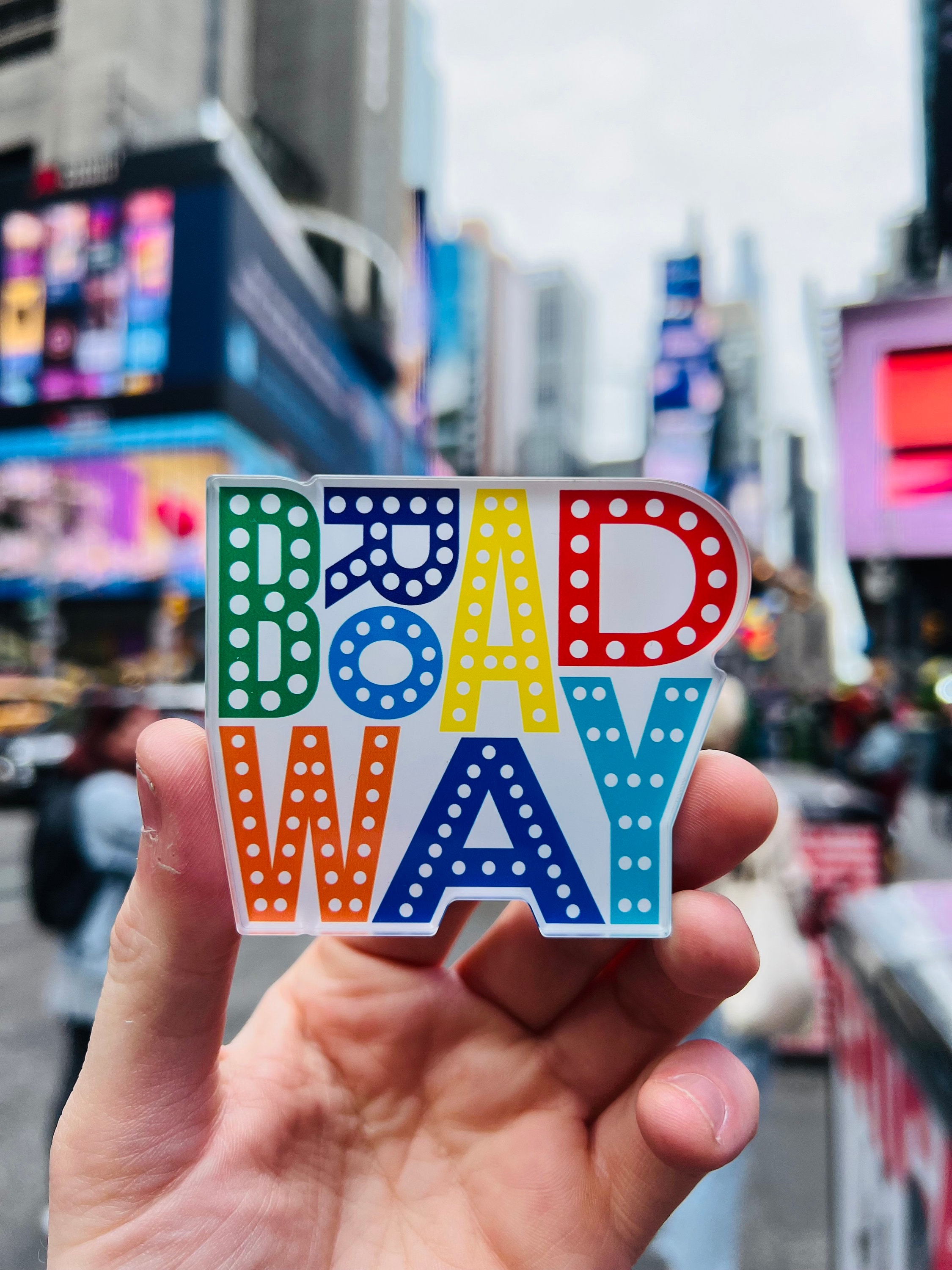 Acrylic Broadway Magnet