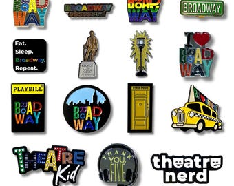 Broadway Enamel Pins