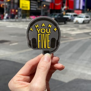 Thank You, Five Sticker