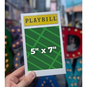 Playbill Picture Frame