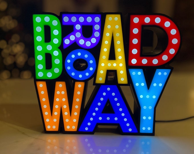 Broadway Sign Light-Up Lamp