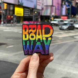 Broadway Pride Embroidered Patch