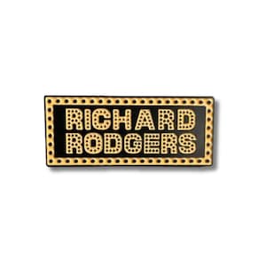 Pin de esmalte de marquesina de Richard Rodgers