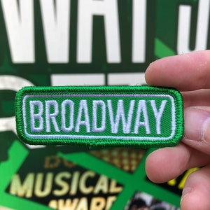 Broadway Street Sign Embroidered Patch