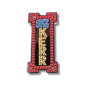Walter Kerr Marquee Enamel Pin