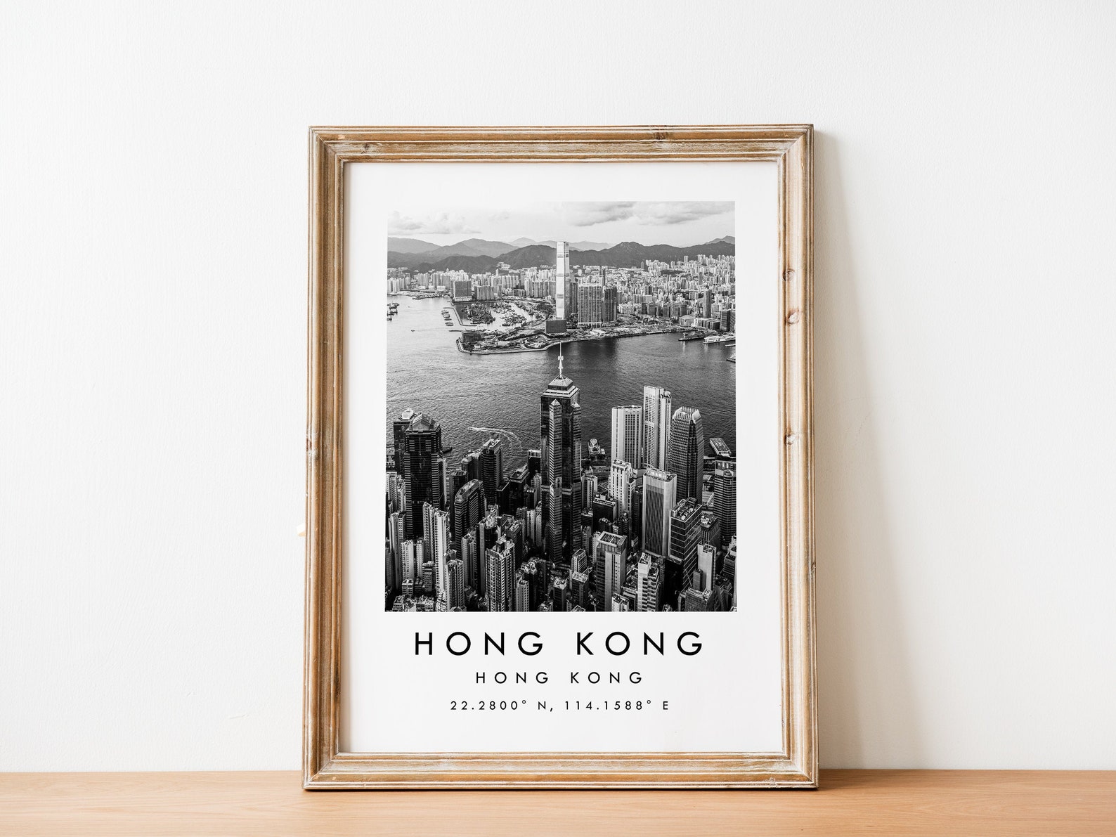 Hong Kong Poster, Hong Kong Wall Art, Modern Wall Decor, Wall Print