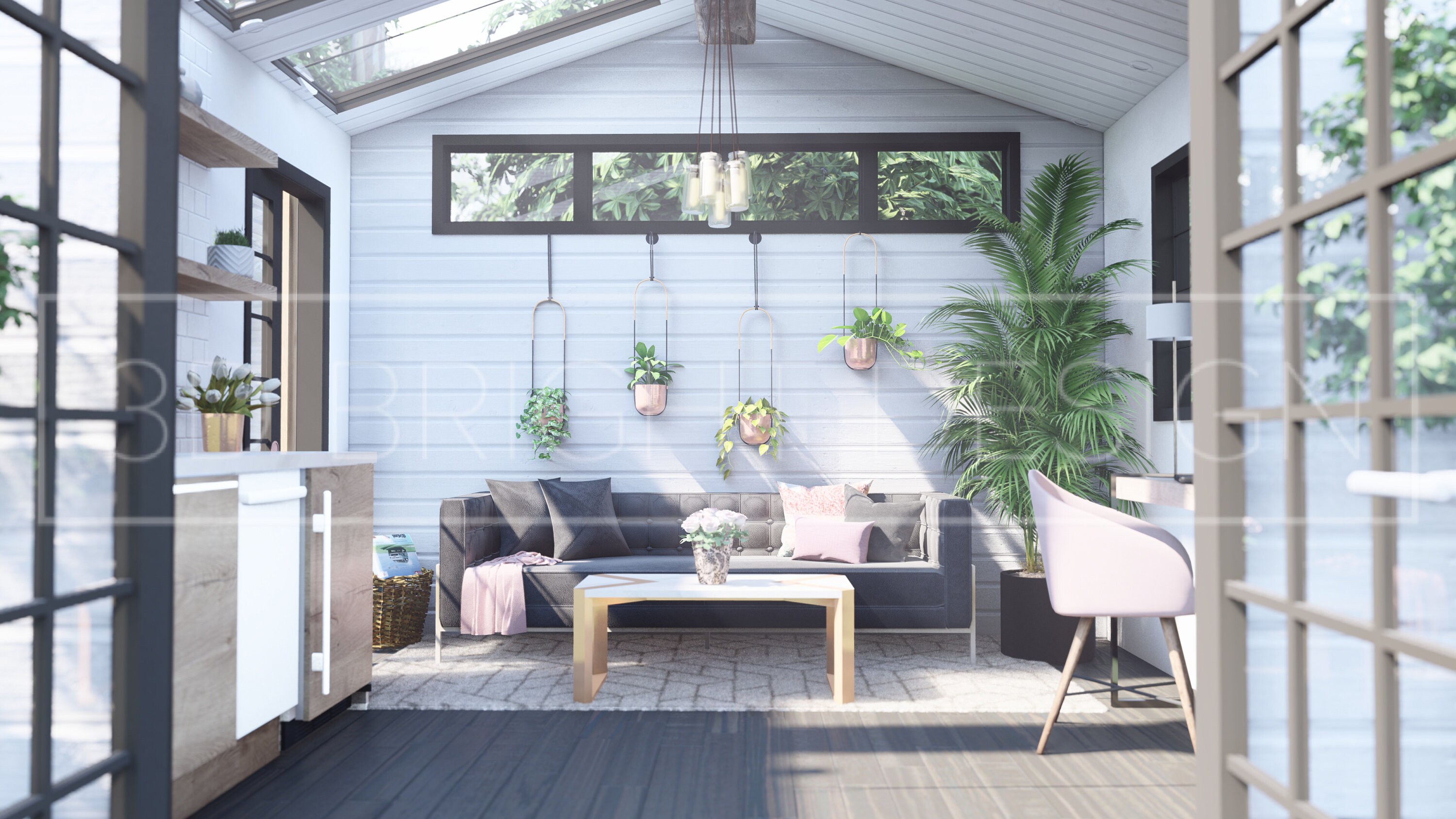 Farmhouse Zoom Background