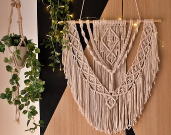 Macrame Pattern, Macrame wall hanging pattern, Macrame PDF pattern,  Macrame tutorial, Easy macrame pattern, Macrame tutorial with pictures