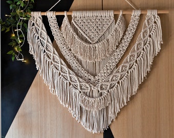 Macrame Pattern, Macrame wall hanging pattern, Macrame PDF pattern,  Macrame tutorial, Easy macrame pattern, Macrame tutorial with pictures