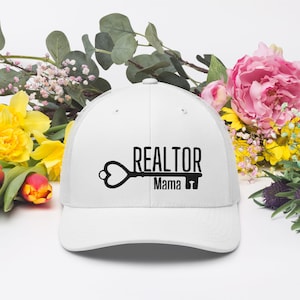 realtor hat, realtor baseball hat, real estate trucker hat, real estate baseball cap, real estate, realtor, baseball cap, trucker hat, hat