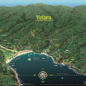 Yelapa Walking Map 2024