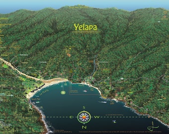 Yelapa Walking Map 2024