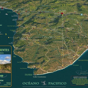 Cabo Corrientes Roadmap Poster