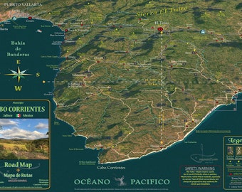 Cabo Corrientes Roadmap Poster