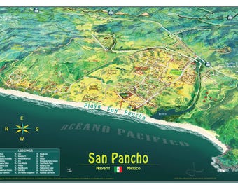 SanPancho Poster Map