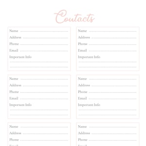 Big- Happy Planner- Contact Page- Floral