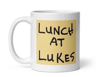 Lunch at Lukes Coffee Mug