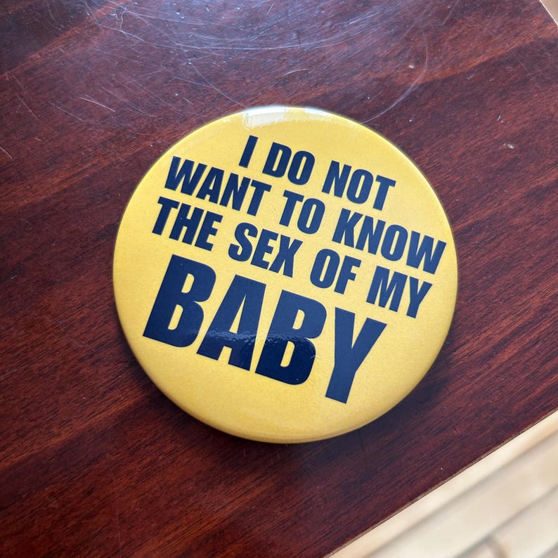 S*x of my baby Metal Pin Button 3" image 6