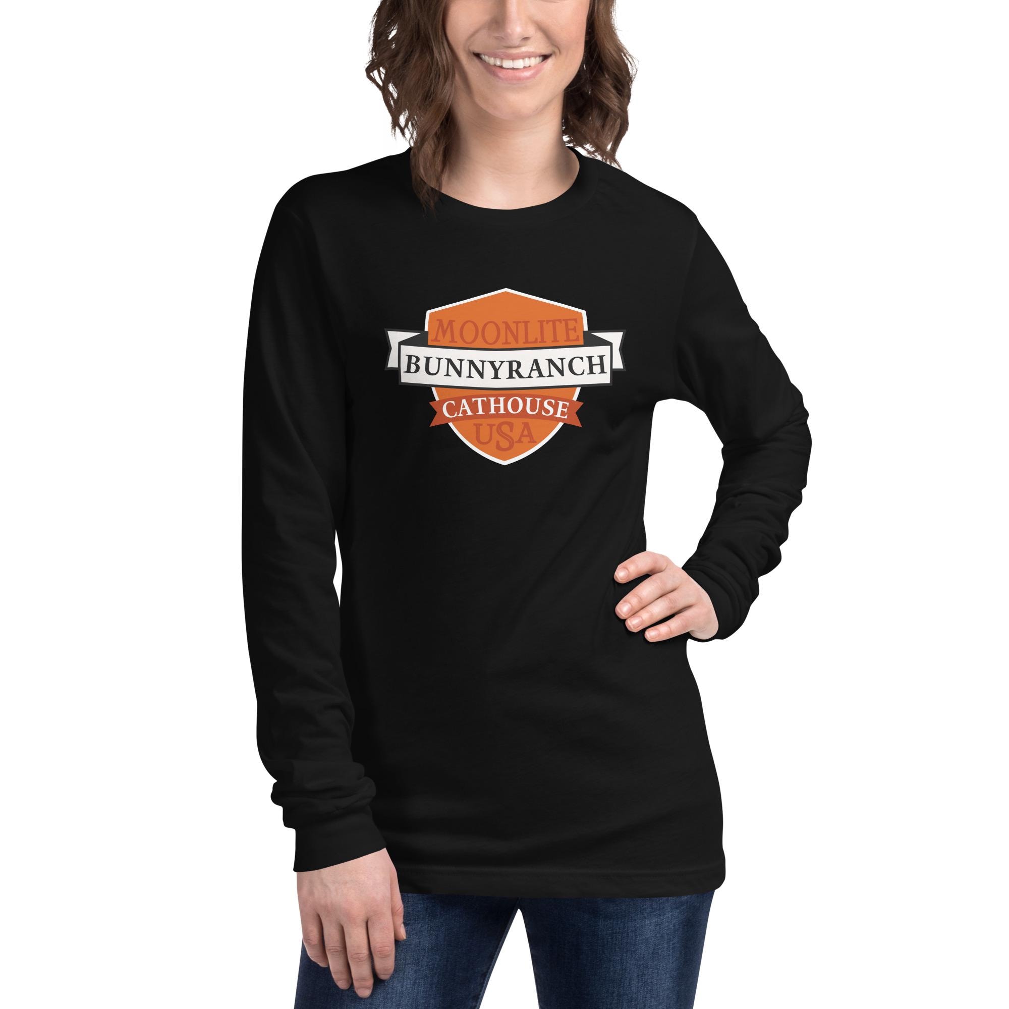 Bunny Ranch Long Sleeve Cotton T-shirt - Etsy