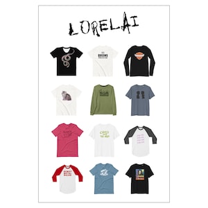 Lorelai Gilmore Style Matte Poster 4 sizes
