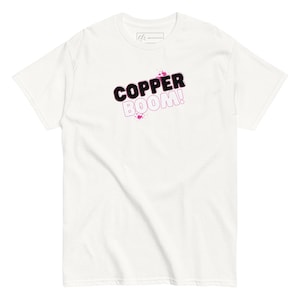 Copper Boom Unisex Cotton T-shirt