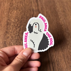 Sticker Paul Anka de hond