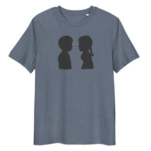 Camiseta con silueta de niño y niña de Lorelai Gilmore