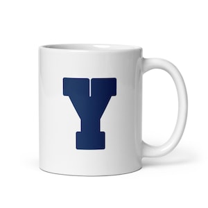 Yale Y White Glossy Mug Rory Gilmore