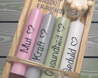 Nimm Dir was Du brauchst | Kerzen Geschenkset. Motivation | Gönn Dir was | Geschenkbox | personalisierbar