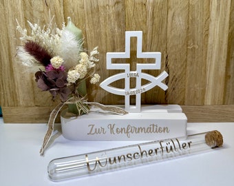 EXPRESS VERSAND | Geschenkset Konfirmation | Kommunion l Taufe | Geldgeschenk | personalisierbares Geldgeschenk | Geschenk mit Namenw