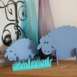 Decorative wooden sheep silhouettes "Leapfrog"